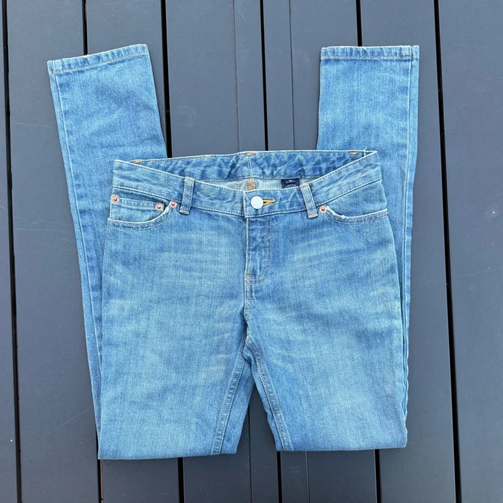 Ralph Lauren Kids Straight Leg Denim Jeans Blue Girls Size 12